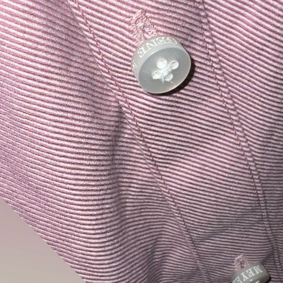 Gene Meyer Herringbone Button Up Shirt Size 15.5 - Picture 6 of 6